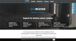 Desktop Screenshot of pro-micron.de